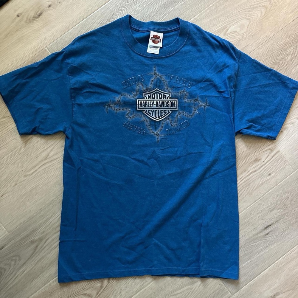 Harley-Davidson Blue Men's T-Shirt